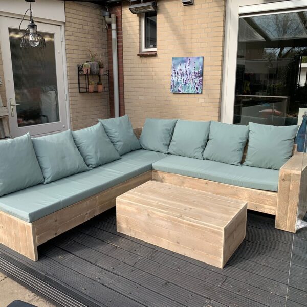 Steigerhout Hoekbank Marena