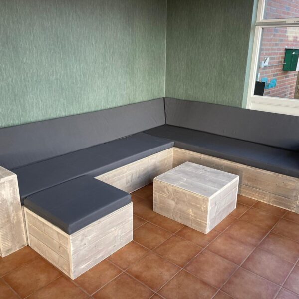 Steigerhout Hoekbank Marino