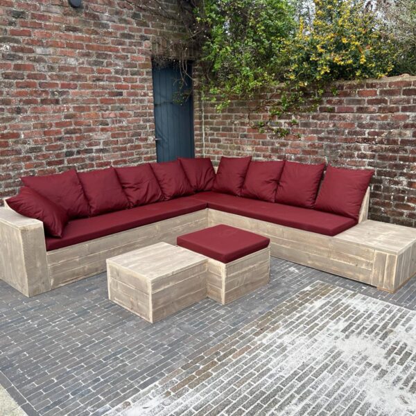 Steigerhout Hoekbank Nardo