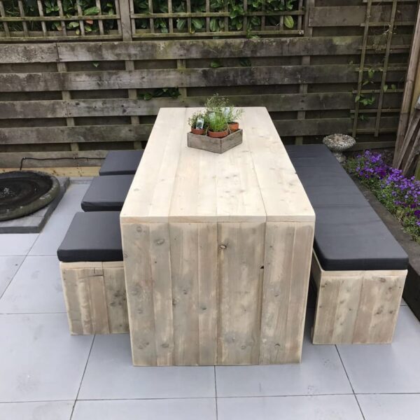 Steigerhout Tuinset Rimini