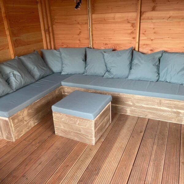 Steigerhout Hoekbank Pesaro