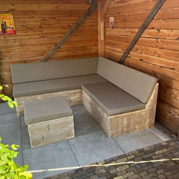 Steigerhout Hoekbank Pavia