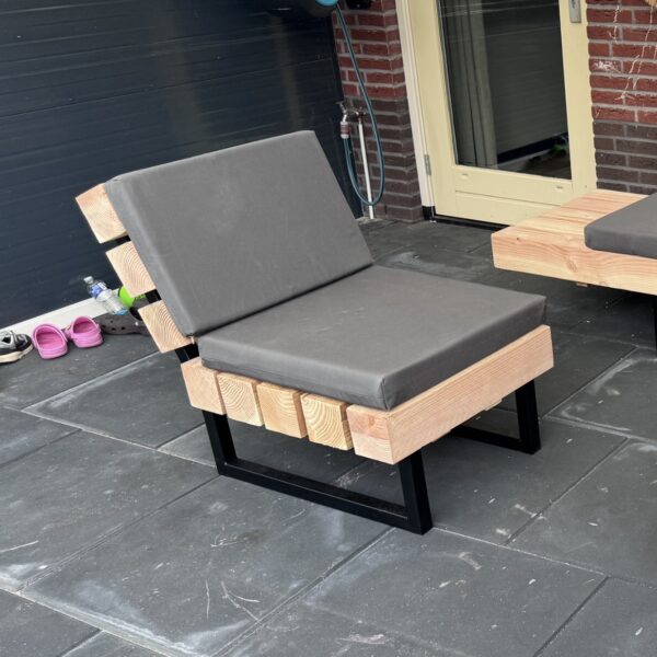 Douglashout Loungestoel Fabro