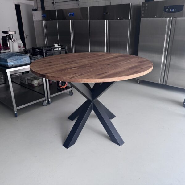 Eiken ronde bartafel Matrix-Onderstel